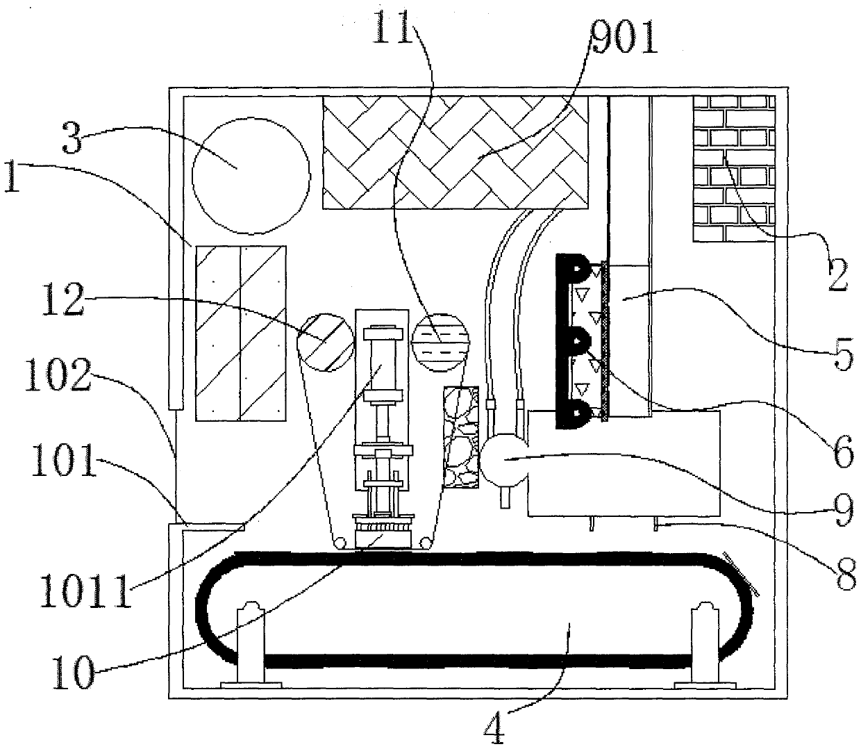 Intelligent water dispenser applied to street