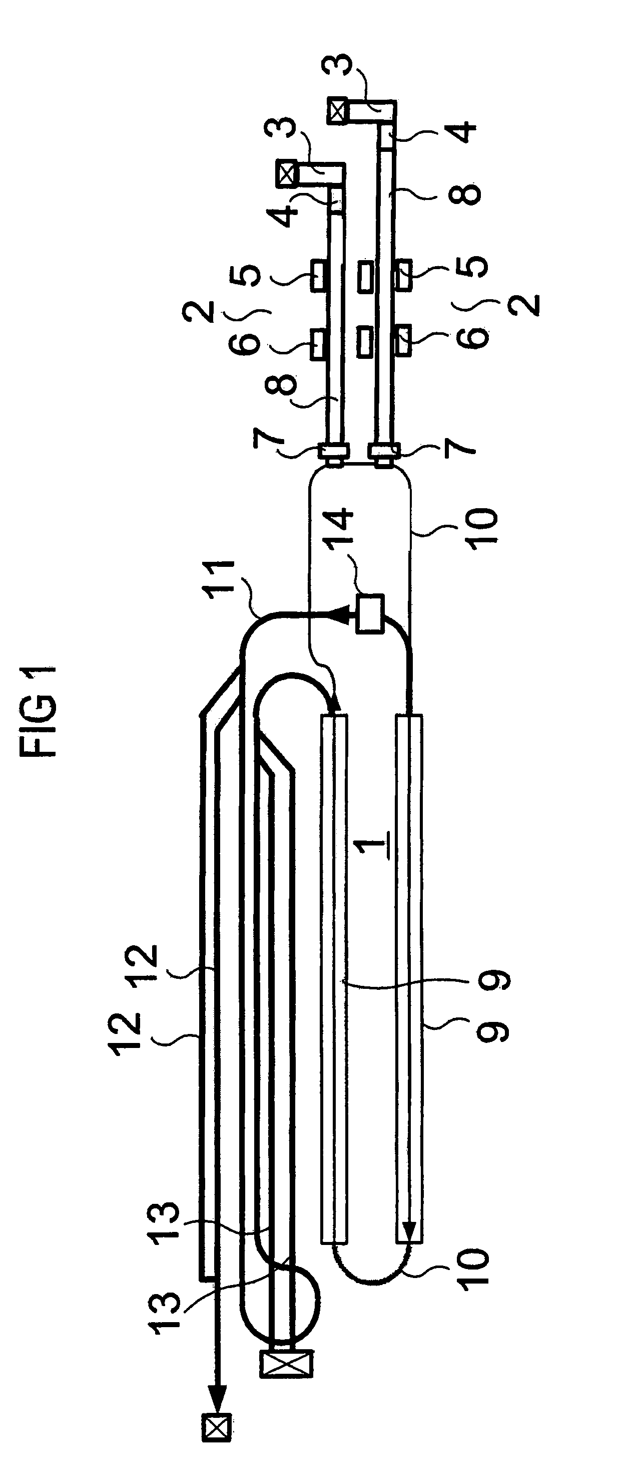 Sorting device for flat mail items