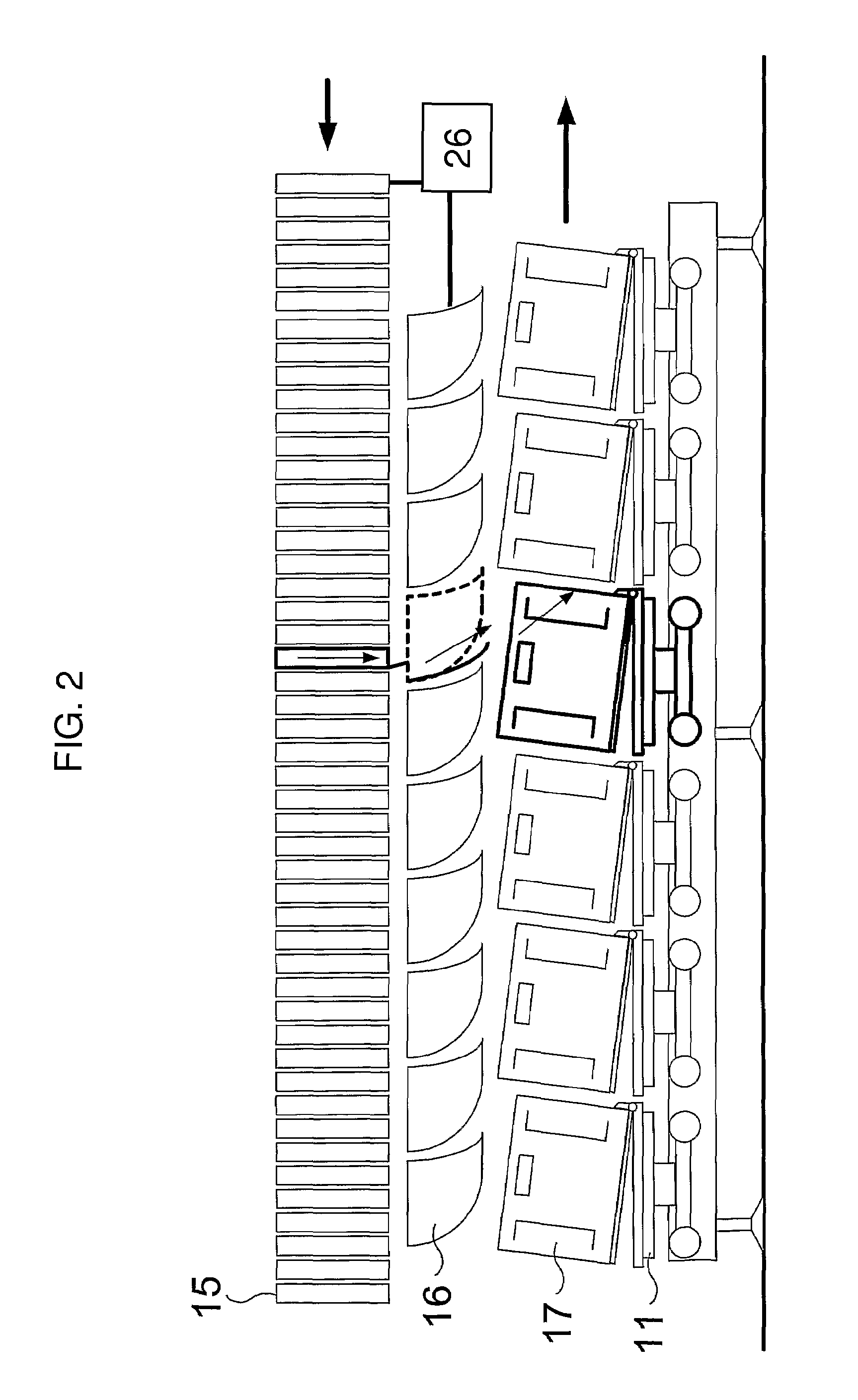 Sorting device for flat mail items