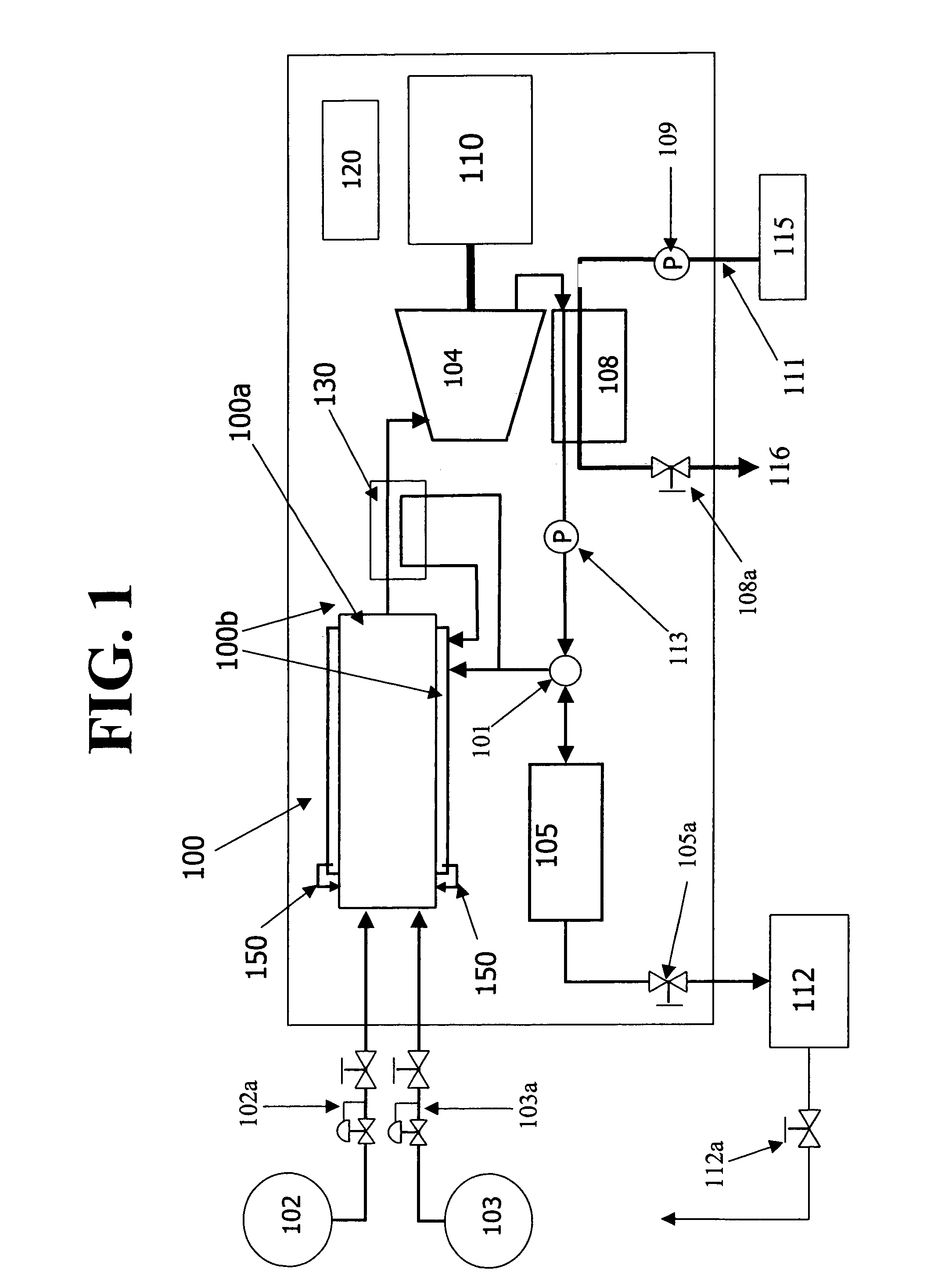 Closed-loop cooling system for a hydrogen/oxygen based combustor