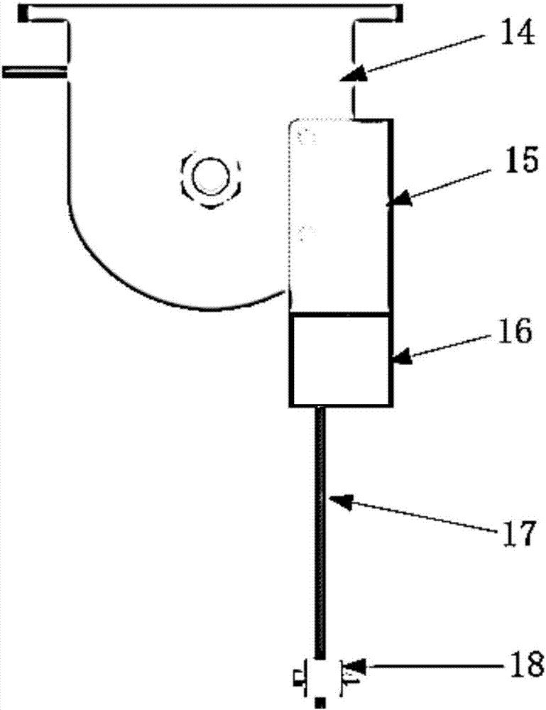 Double-star combination spacecraft in-orbit separation ground testing device and detecting method