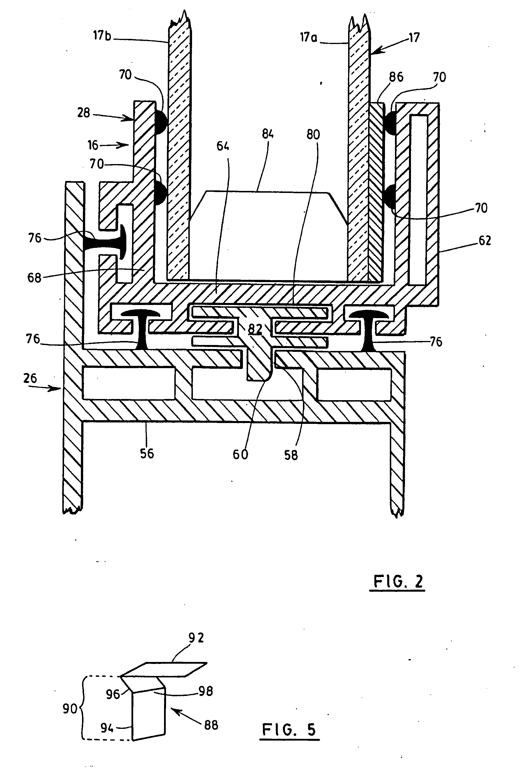 Semi-removable window frame assembly