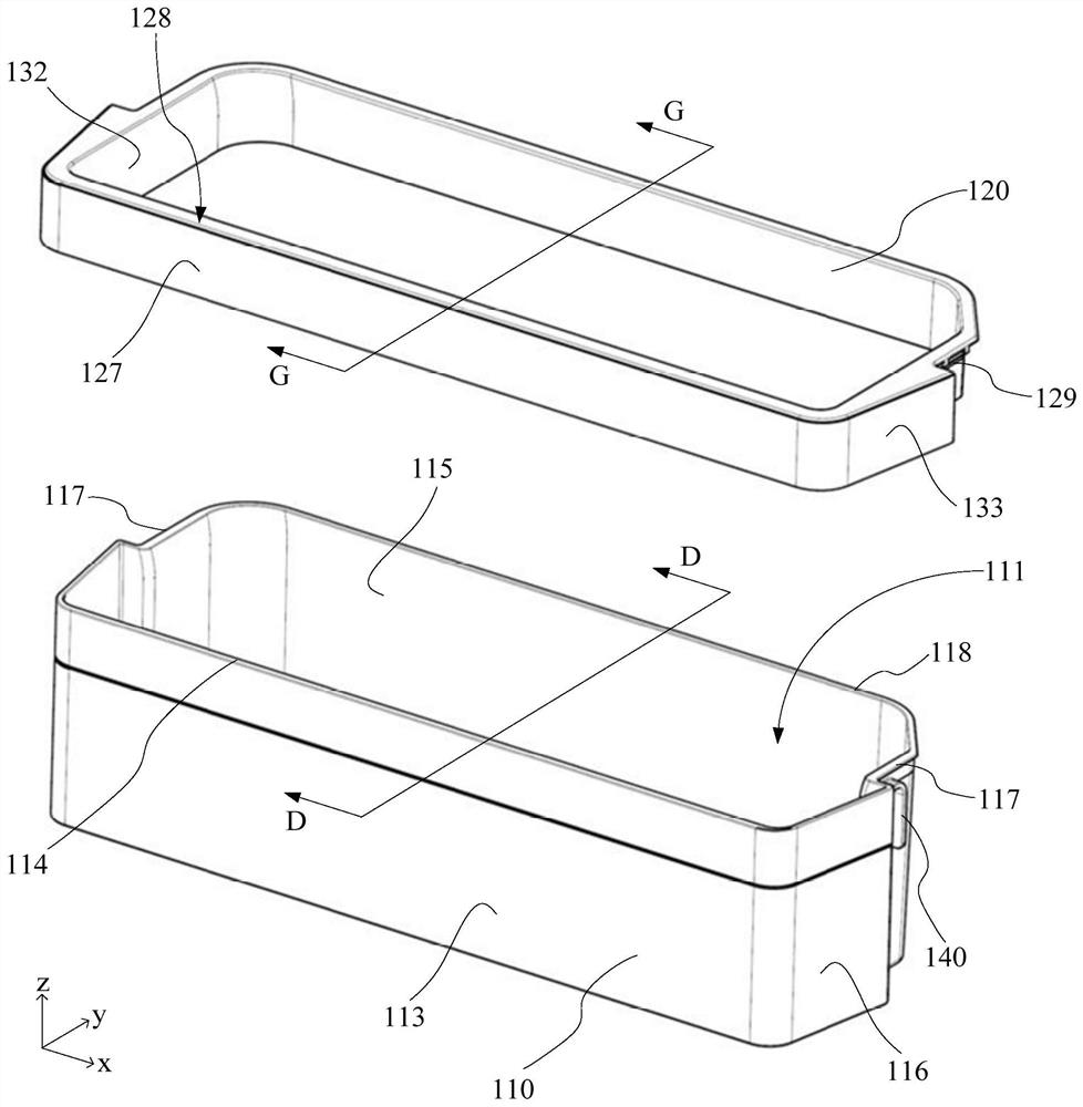 Storage container for refrigerator and refrigerator