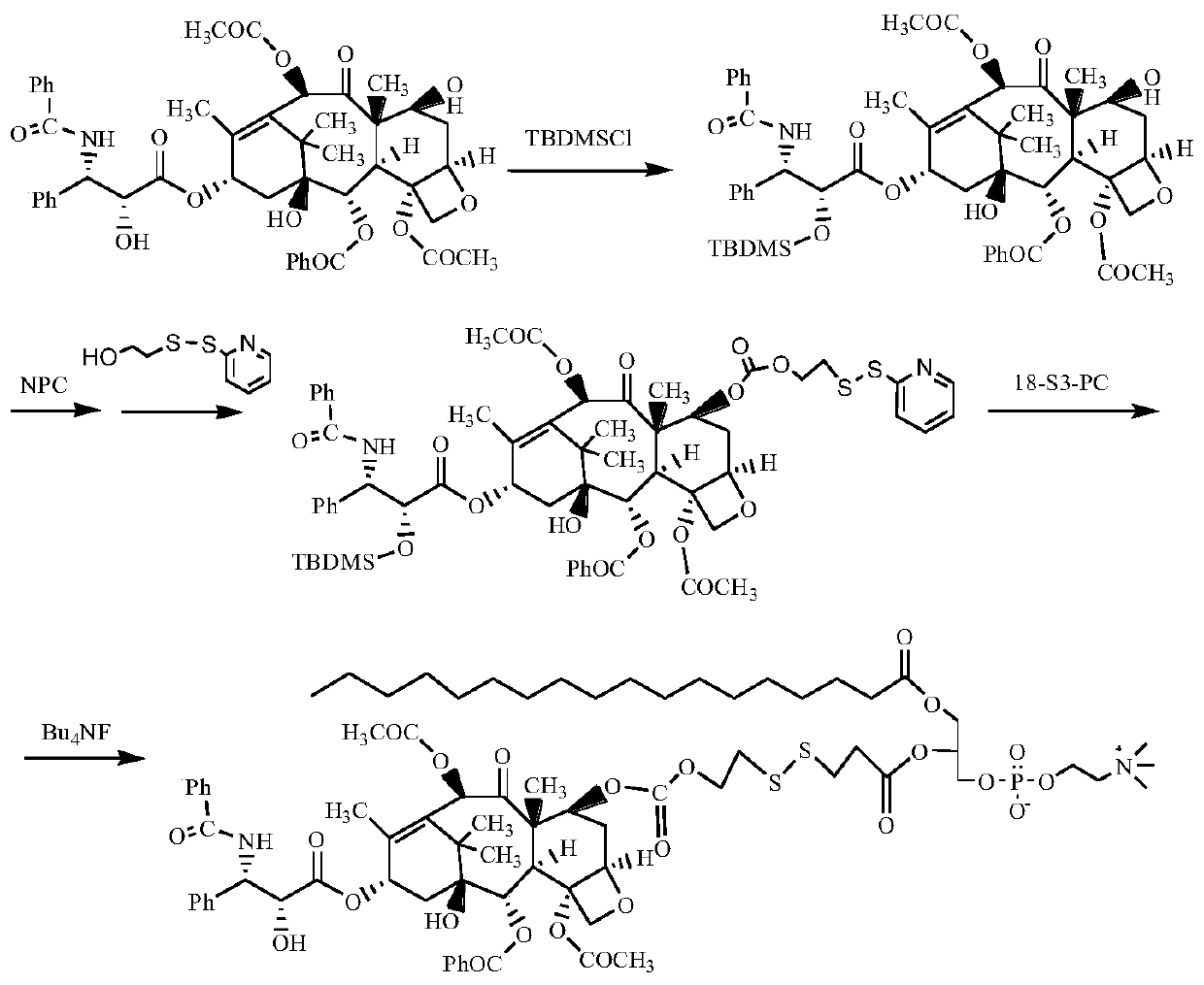 Medical phospholipid compound and medical composition and application thereof