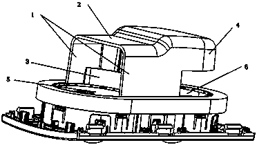 Wind deflector and air outlet device with wind deflector and passenger car