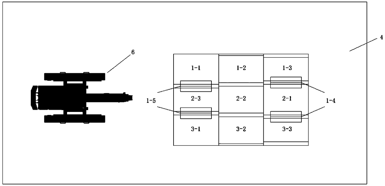 Nested module, nested modular building structure and construction method