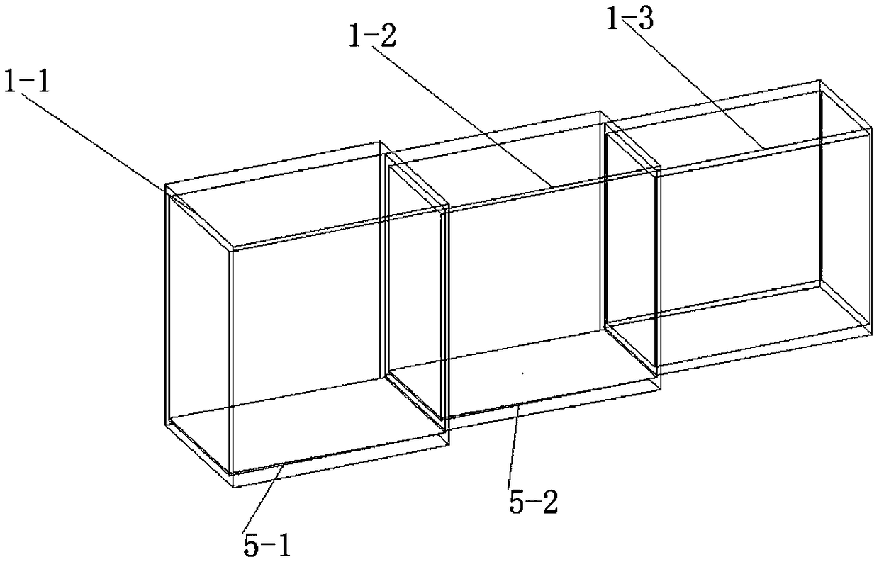 Nested module, nested modular building structure and construction method