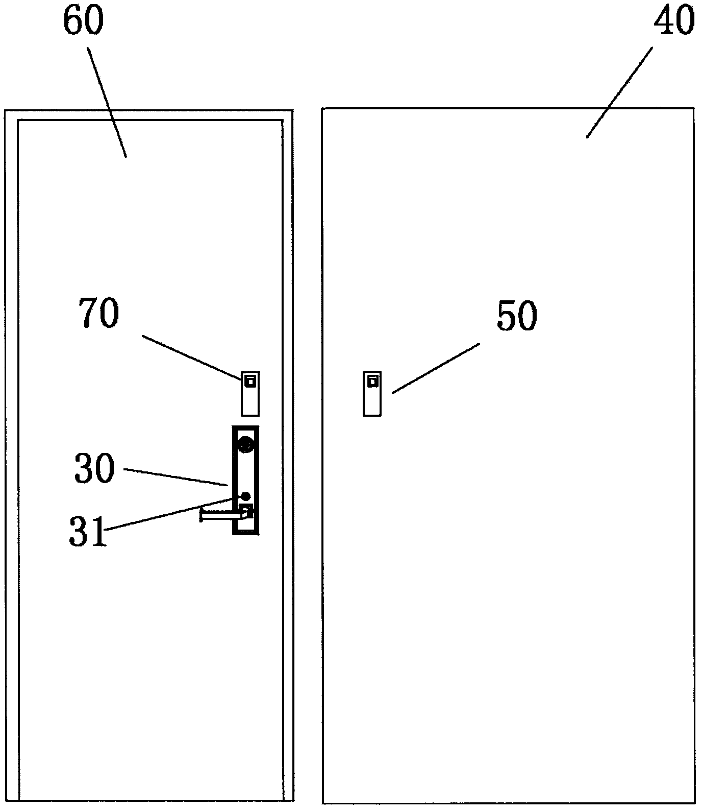 Electronic door control lock