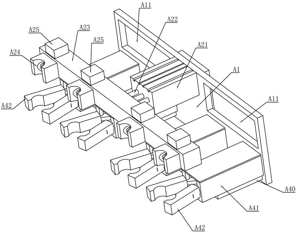 Taking and grinding device for pre-embedded sleeve