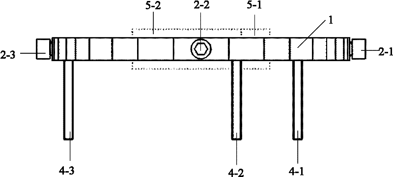 Device for assembling rock samples in true triaxial test