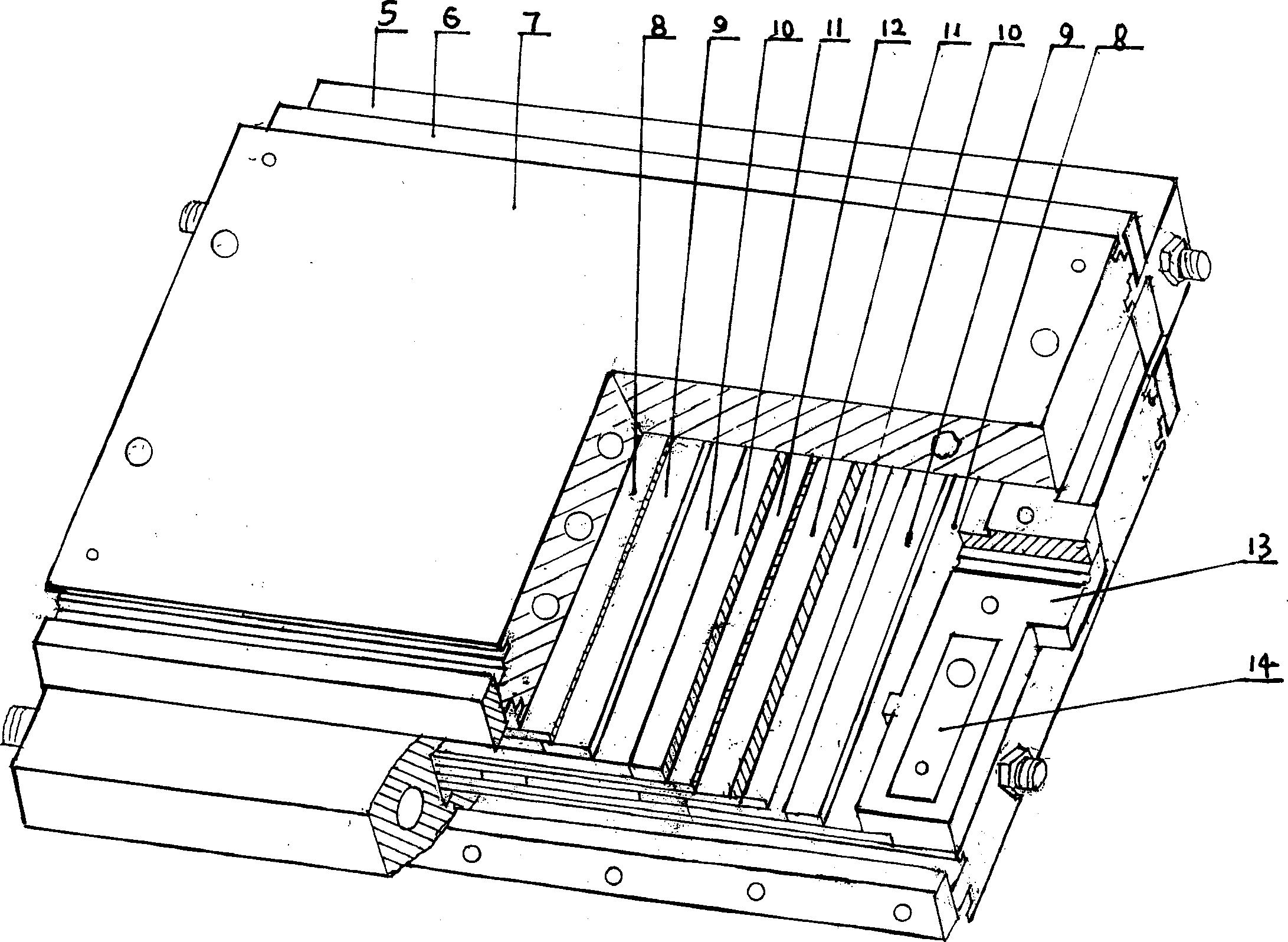 Composition board type high-frequency large-scale ozone generator