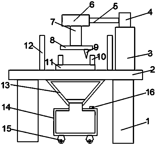 Bearing machining equipment with waste material collection function