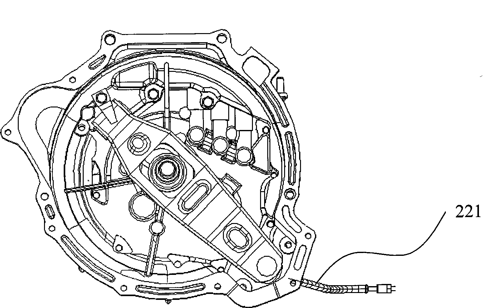 Hydraulic controlled vehicle power transmission mechanism