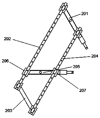 Symmetrical parallel mechanism with three rotational degrees of freedom