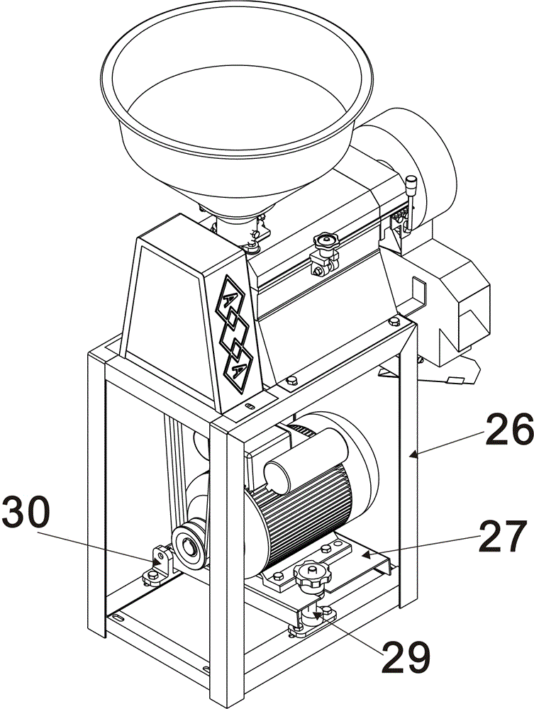 a rice milling machine