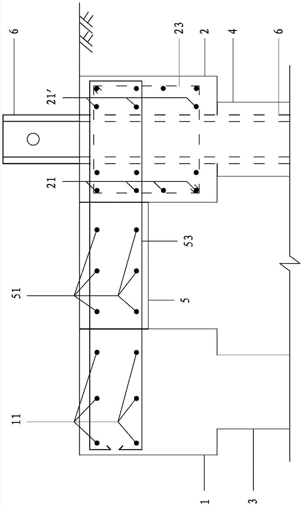 A connecting plate for special-shaped double-row piles