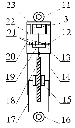 Real-time control device and method for energy feedback damping of electromagnetic energy feedback type semi-active suspension