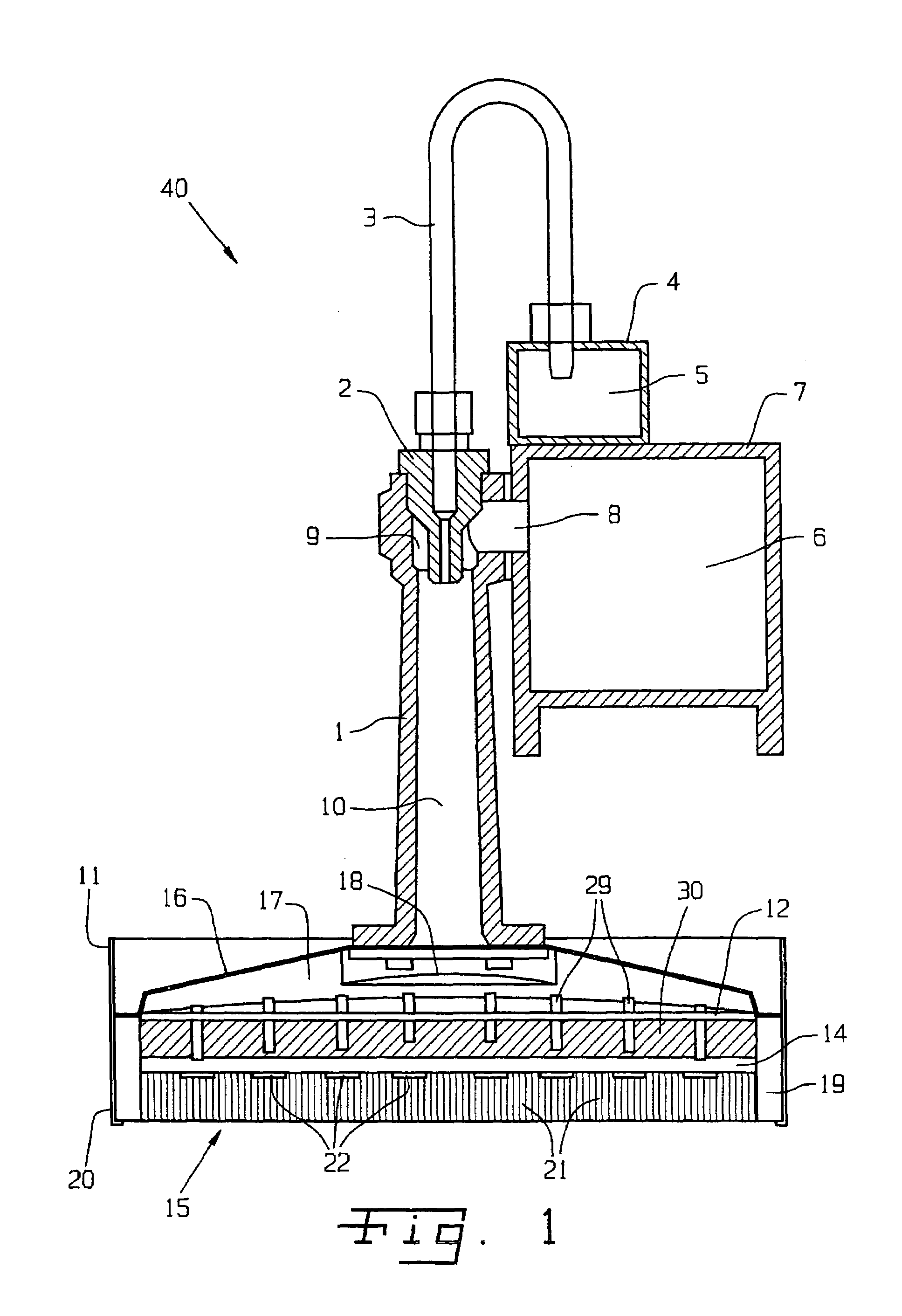 Infrared radiator embodied as a surface radiator