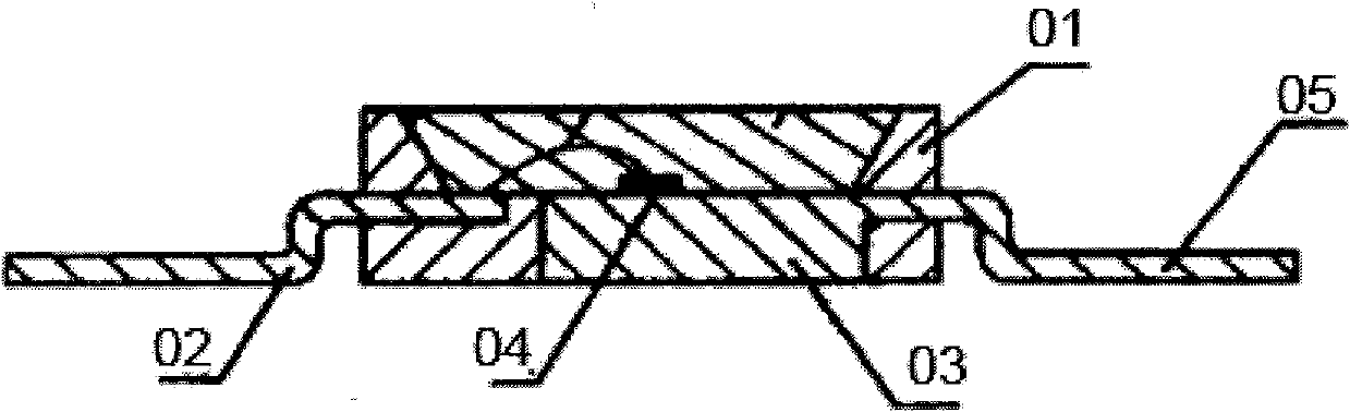 Surface mounted type power light-emitting diode (LED) bracket manufacturing method and product manufactured thereby