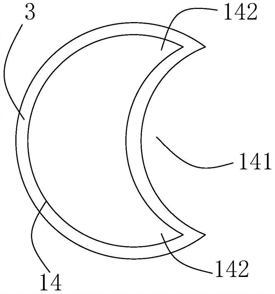 A C-shaped direct-flow burner for pulverized coal furnace