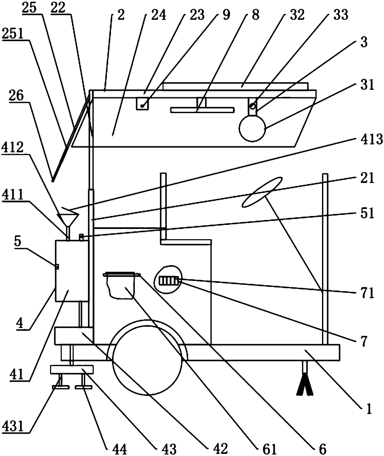 Novel multifunctional anti-explosion street sweeper