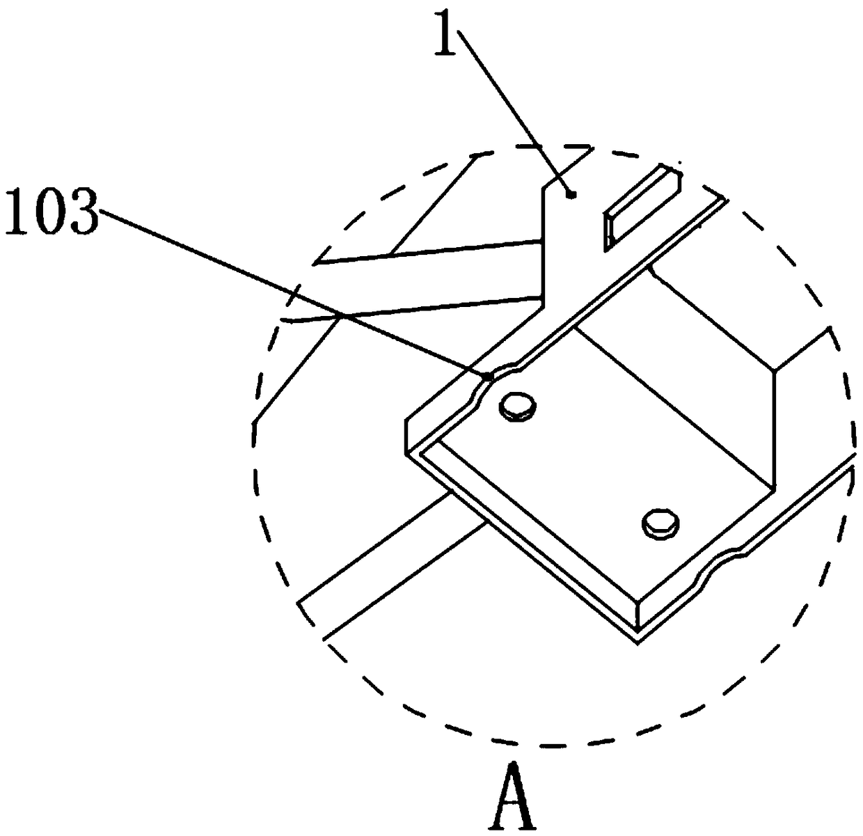 Back-stand balancing stand structure applied to bicycle beginning