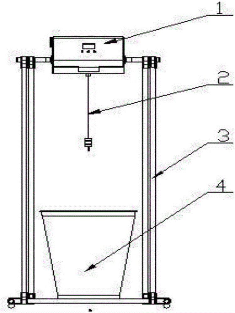 Automatic determinator for starch content of potatoes