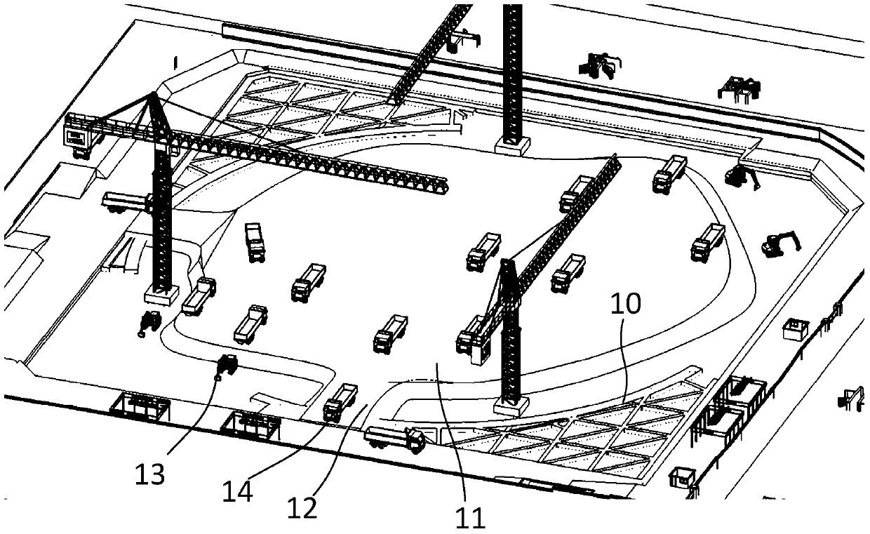 Earthwork Excavation Method Under Circular Support of Deep Foundation Pit