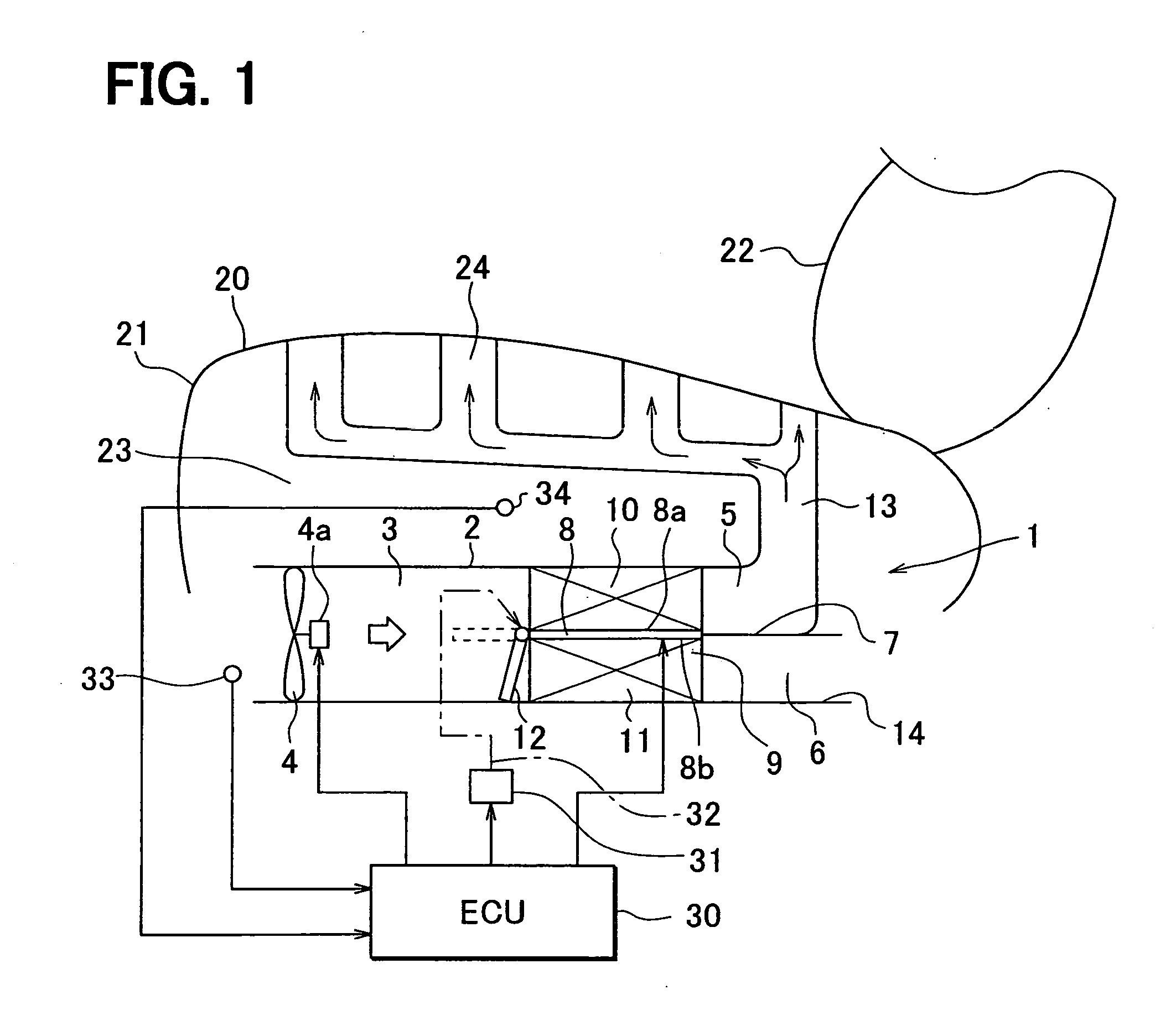 Seat air conditioning unit