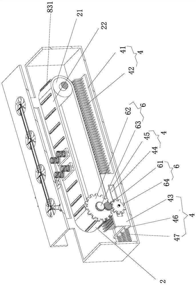 A device for washing chopsticks