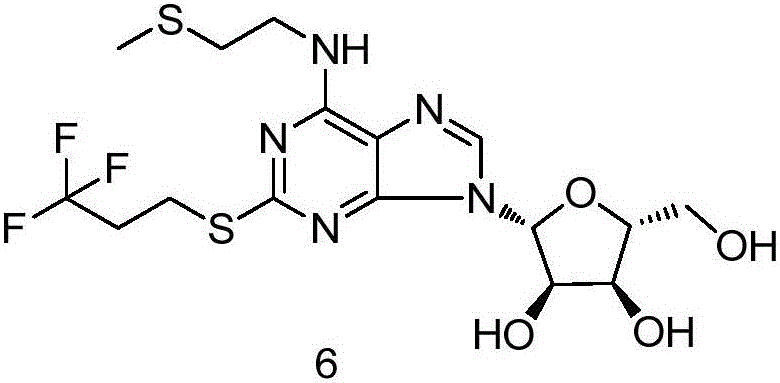 Synthesis method of cangrelor intermediate