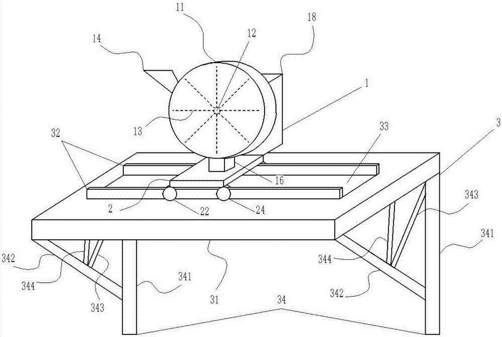 Movable and automatic throwing and feeding device used for culture of bullfrogs