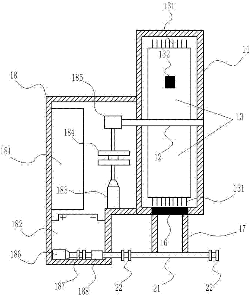 Movable and automatic throwing and feeding device used for culture of bullfrogs