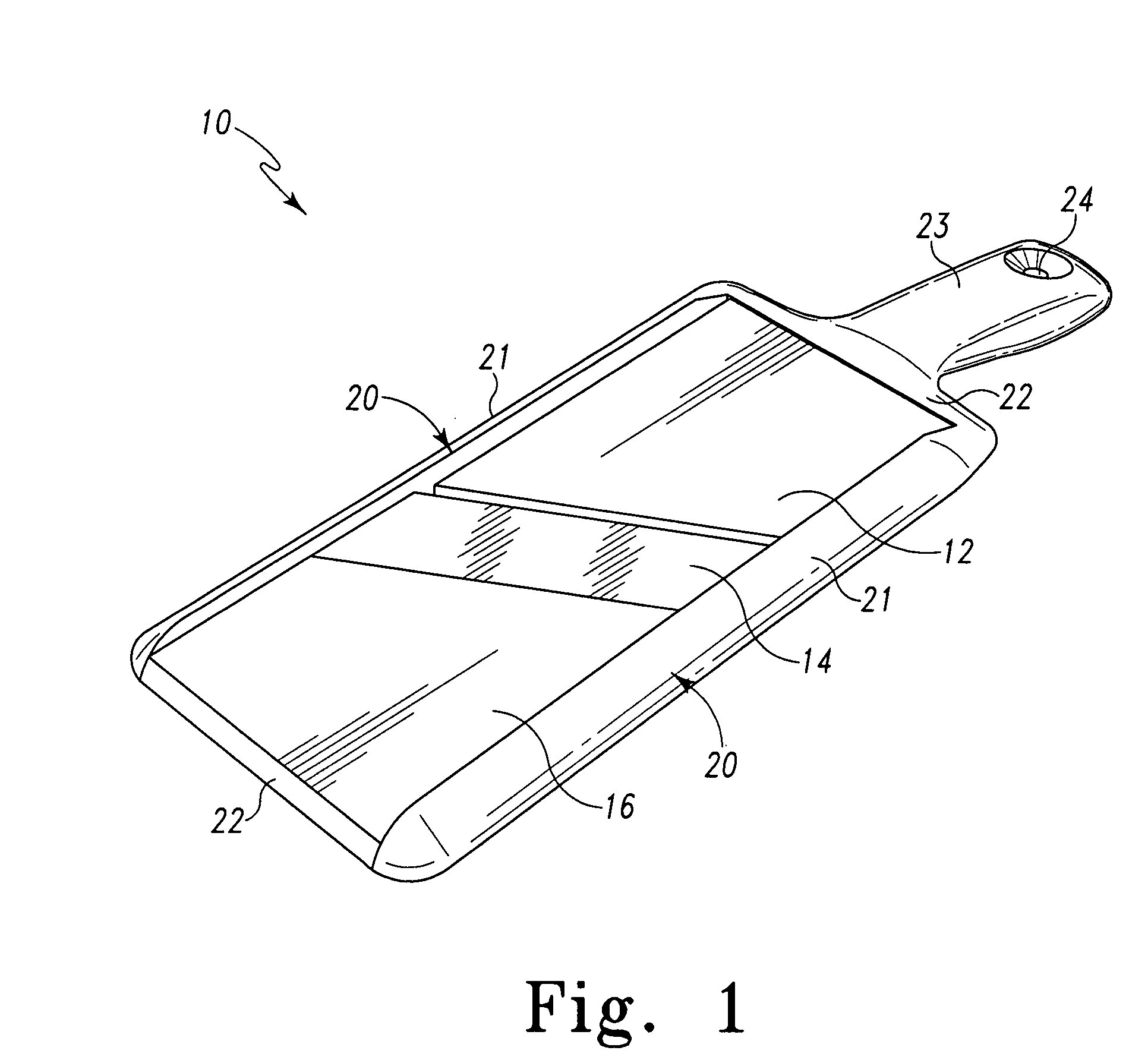 Mandoline with adjustable cutting depth