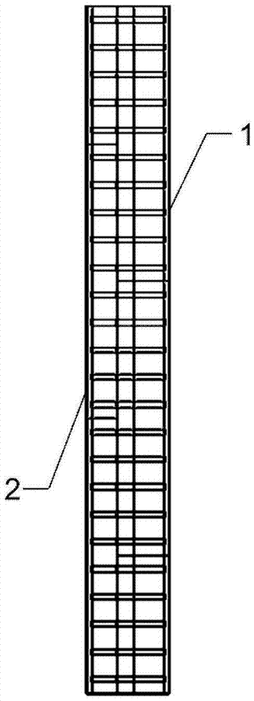 Interlocking dismountable anti-cracking anti-seepage permanent beam template