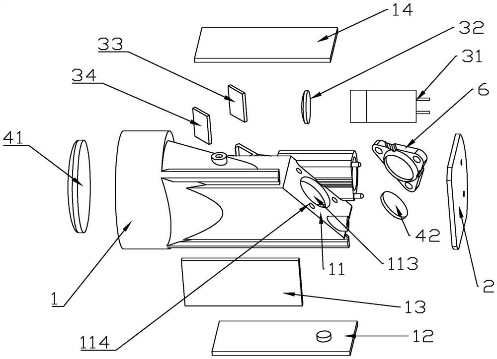 Optical axis fine tuning method of laser range finder and laser range finder