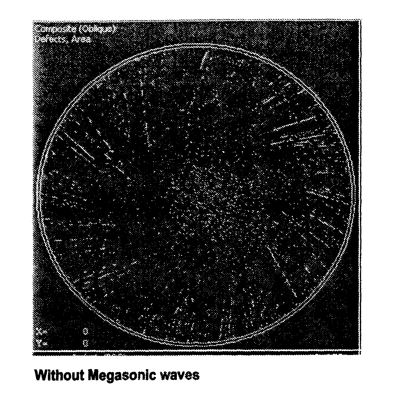 Reduction of watermarks in HF treatments of semiconducting substrates