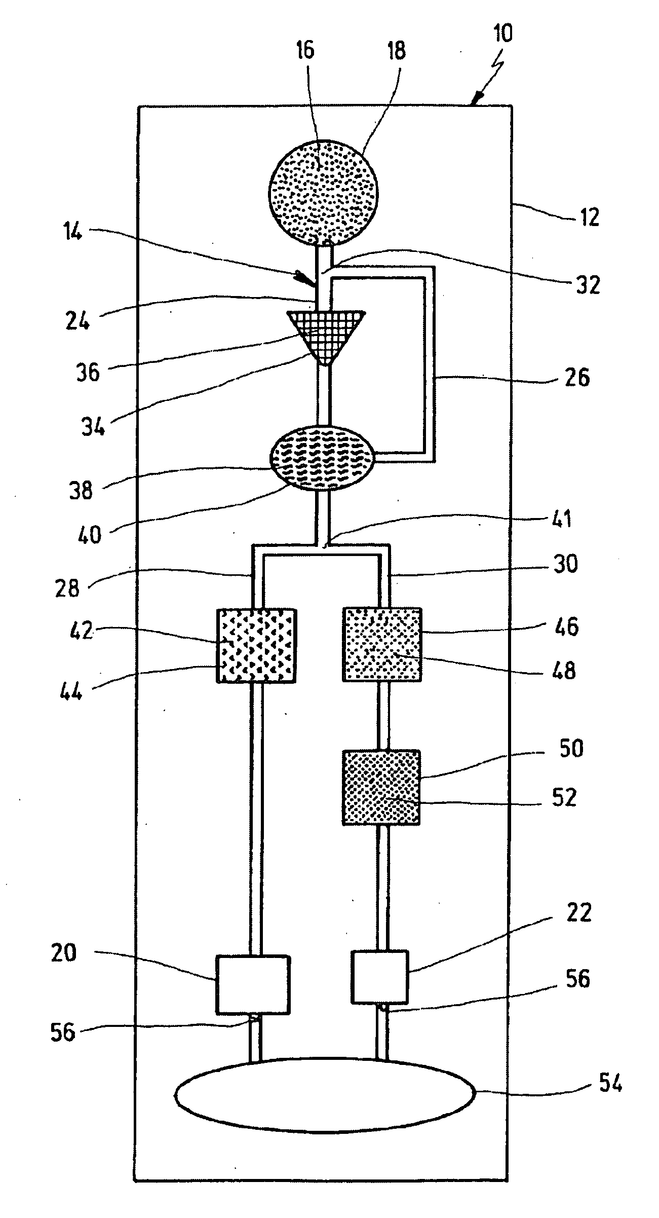 Analytical Test Element and Method for Blood Analyses