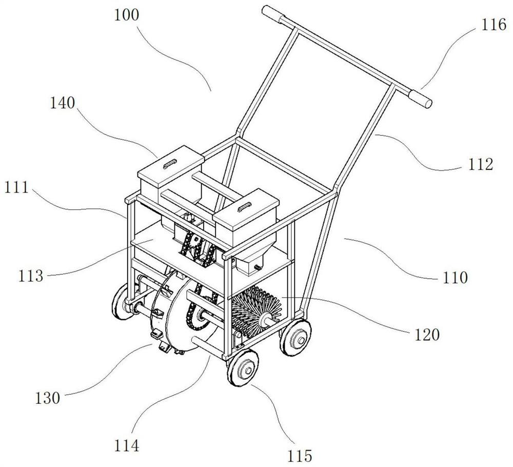 Chinese cabbage planting mechanism with high seedling raising rate and planting method