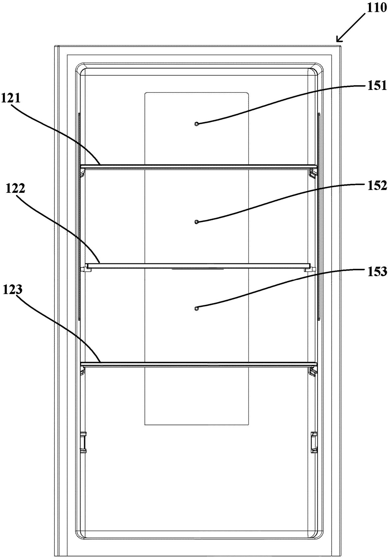 Refrigerator and its internal temperature detection method