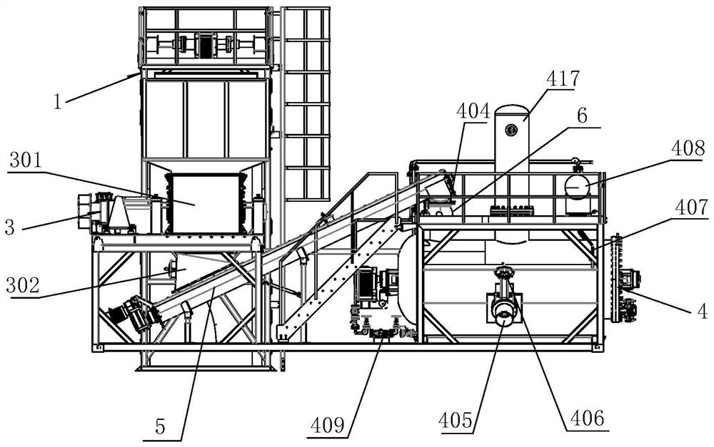 Crushing and processing module for harmless treatment of livestock and poultry carcasses