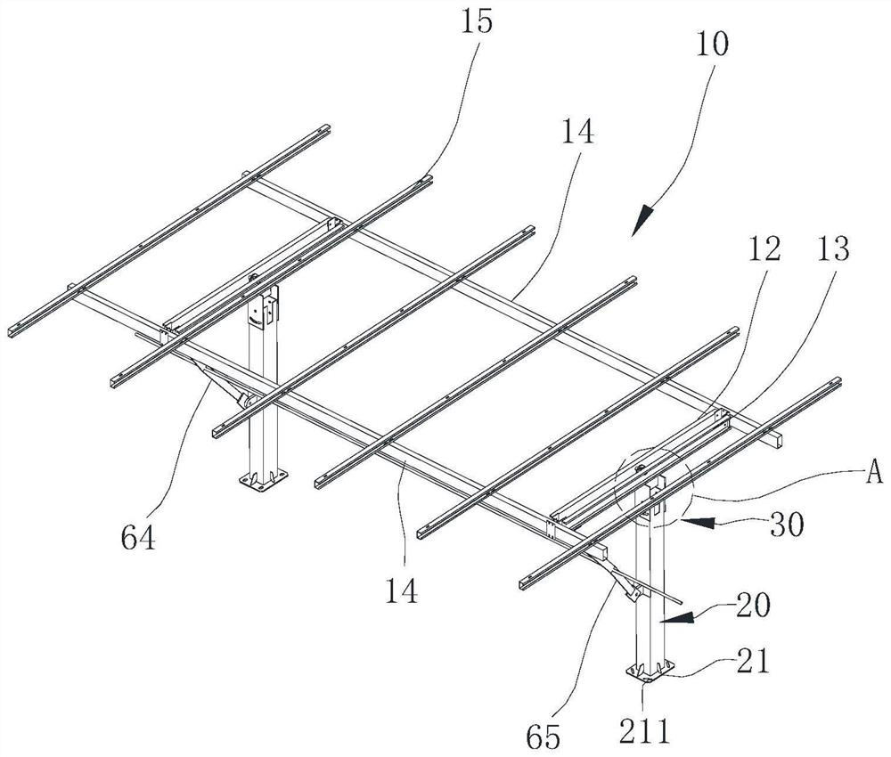 Adjustable angle bracket and photovoltaic device