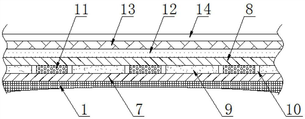 A fire wall insulation structure with double-layer sound insulation