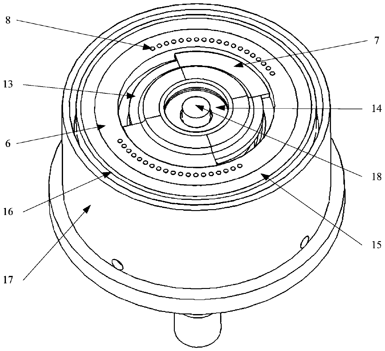 Variable damping vibration isolator based on ultrasonic motor adjustment