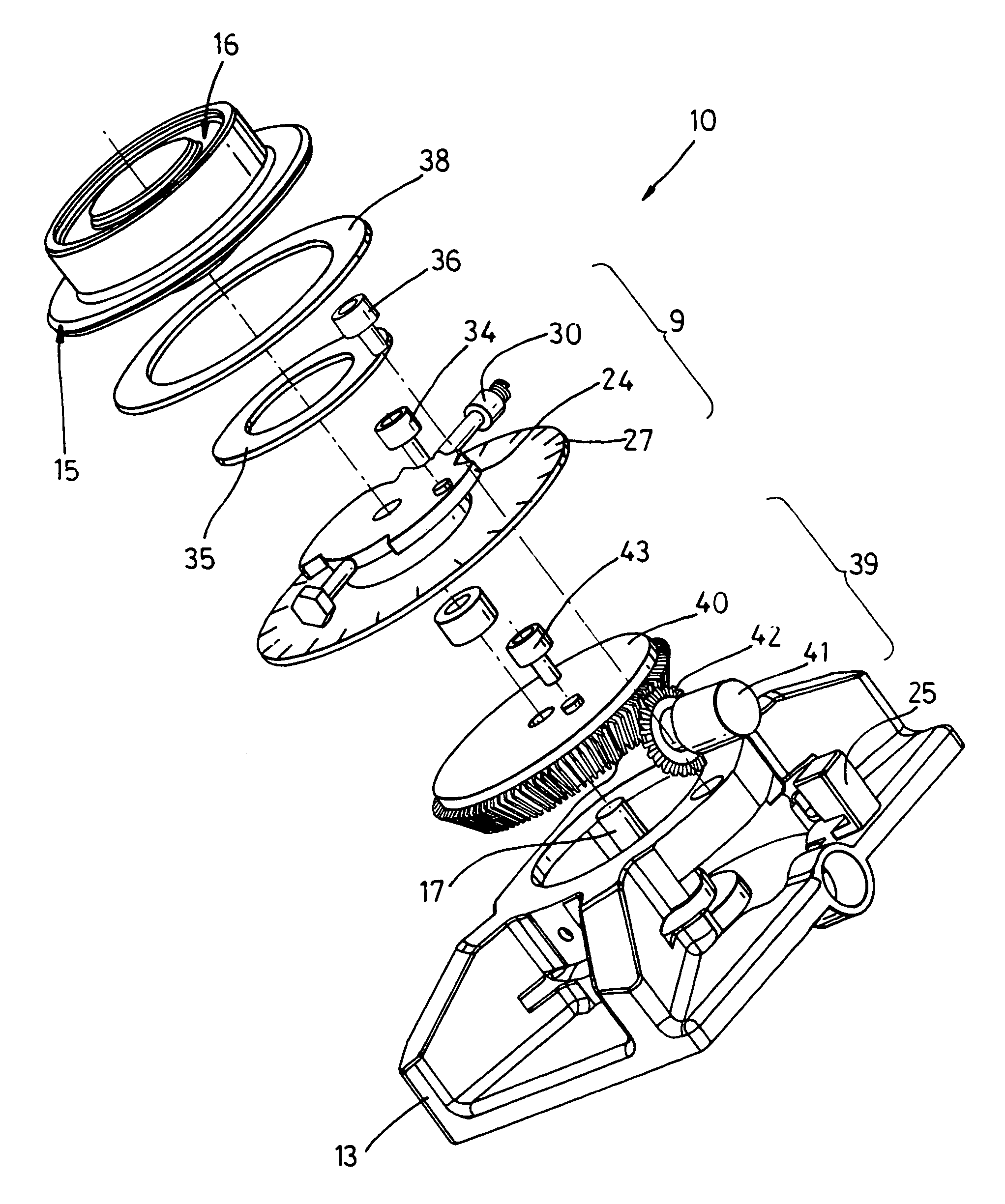 Selector mechanism for a motor vehicle transmission