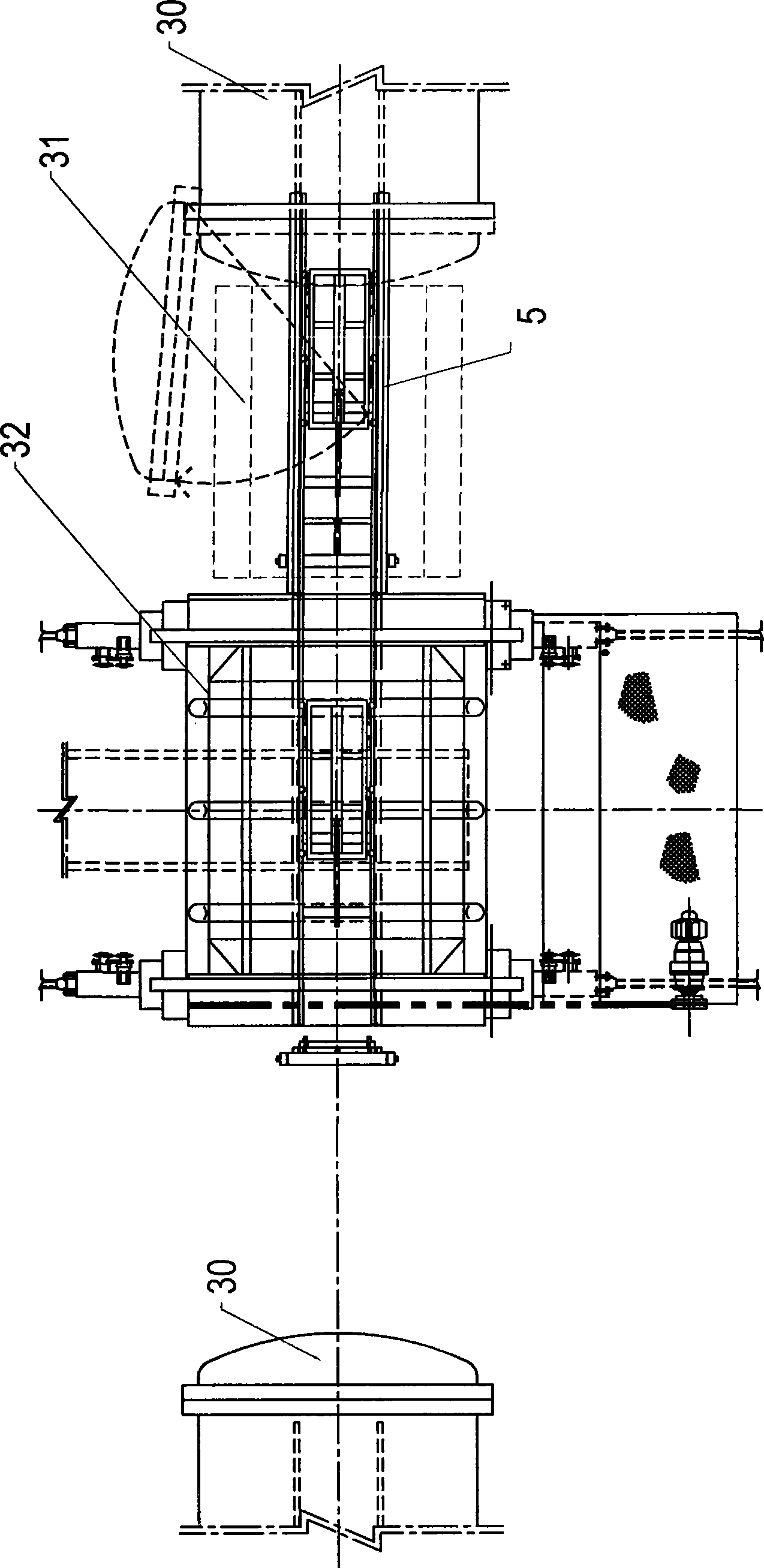 Palm fruit bundle transfer method