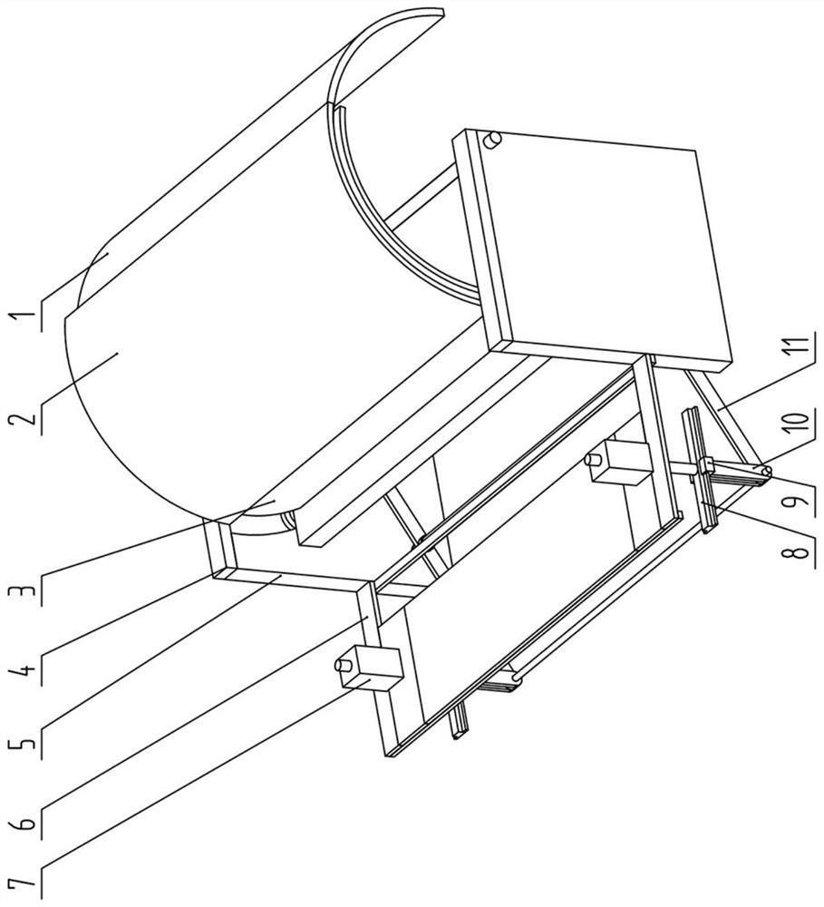 Street lamp with solar panel protection device