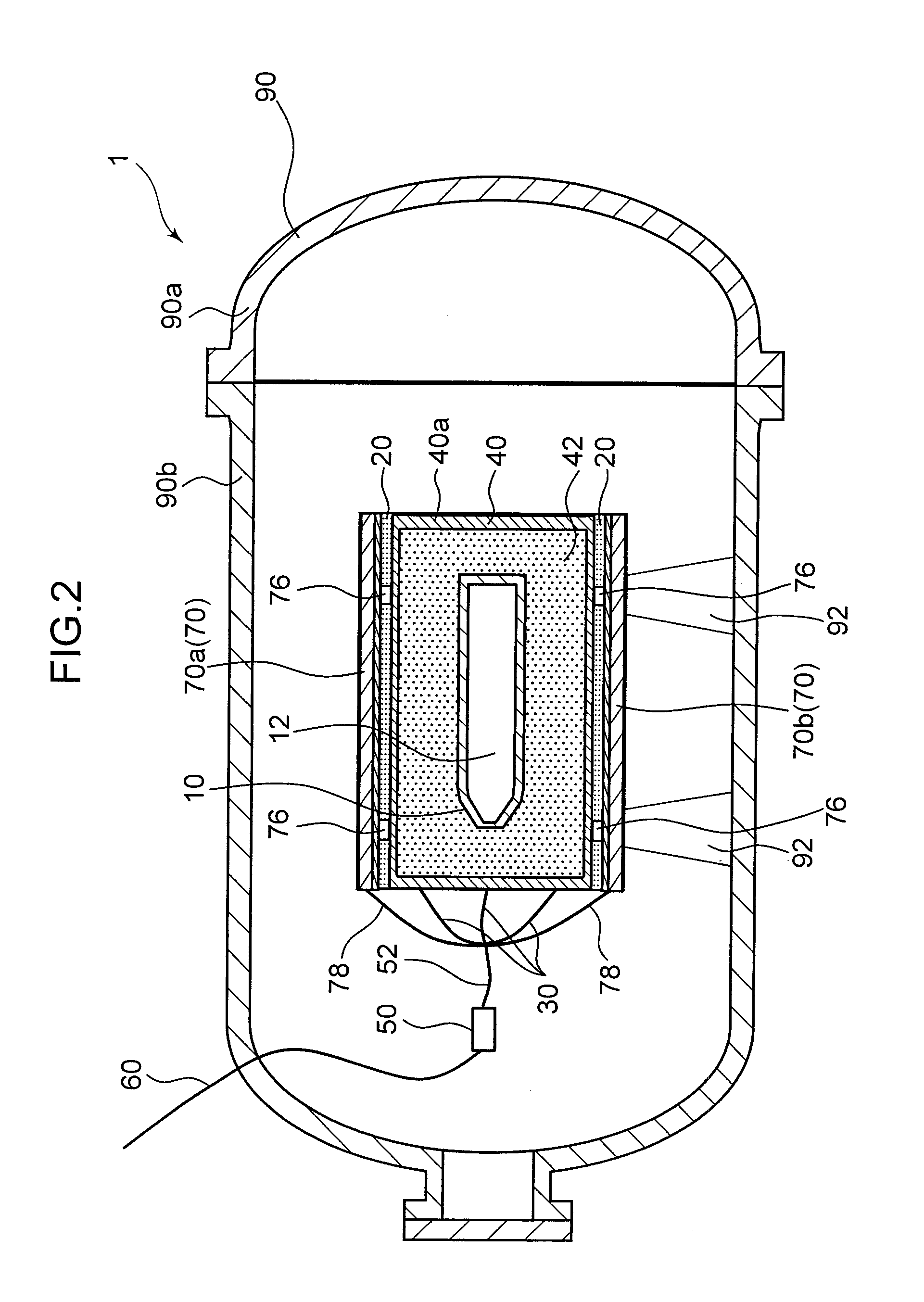 Blast treatment method and blast treatment device