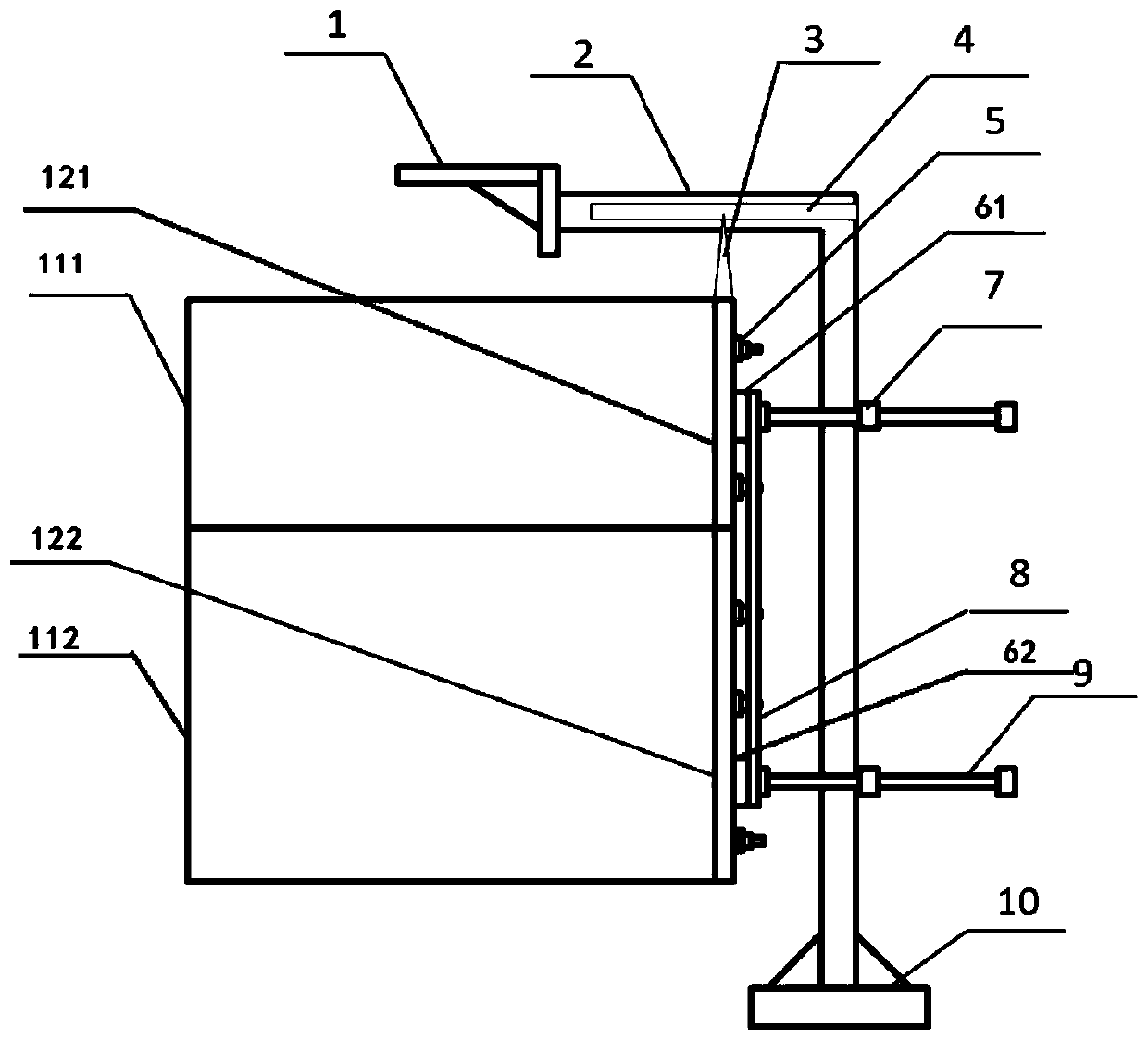 Glass kiln upper and lower layer electrode propelling device and method