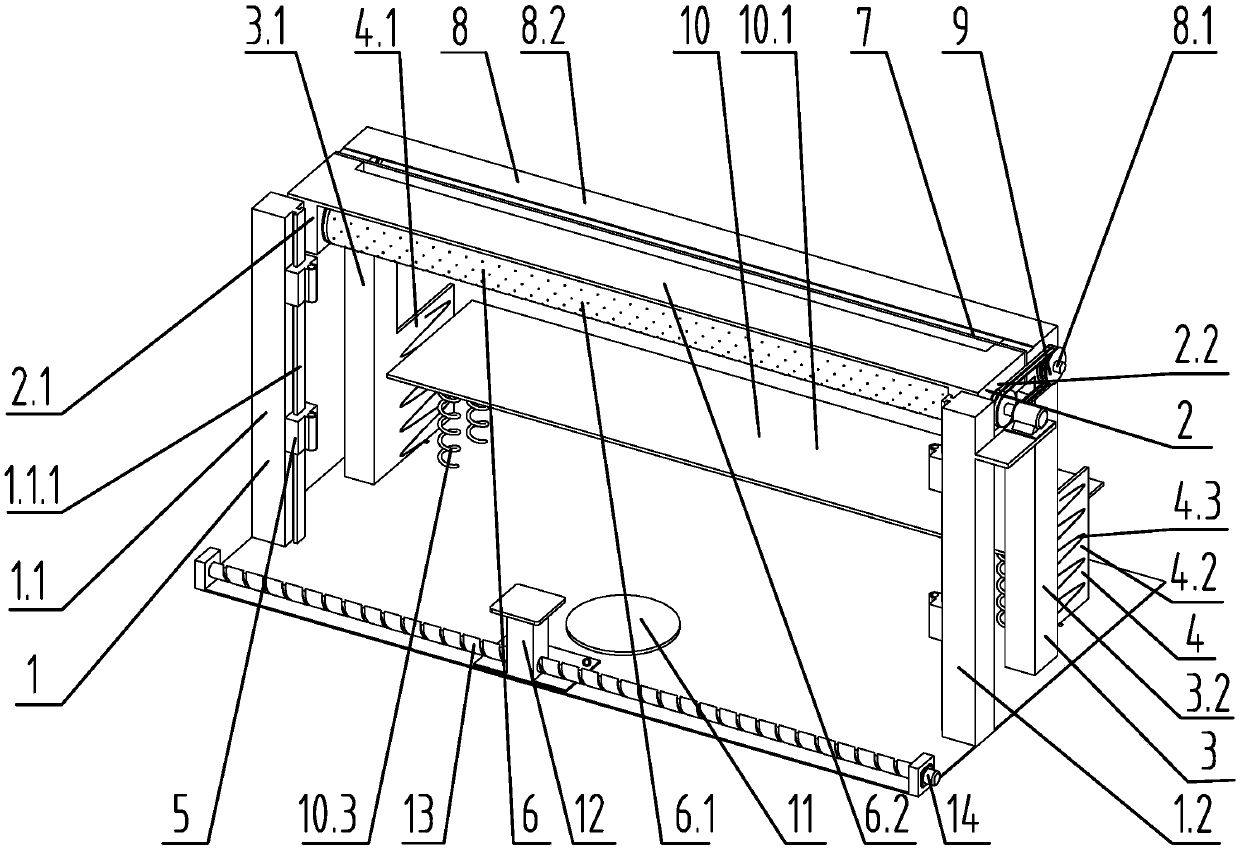 Method for operating fishing net cleaning device